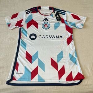CHICAGO FIRE 23/24 AWAY AUTHENTIC ADIDAS JERSEY NWT